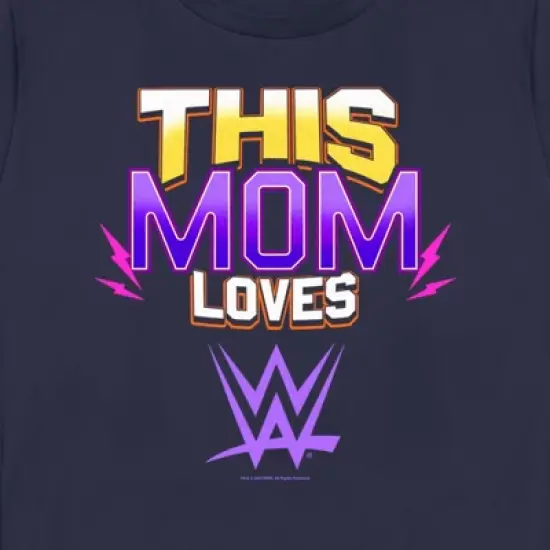Women's WWE This Mom Loves WWE T-Shirt image {1}