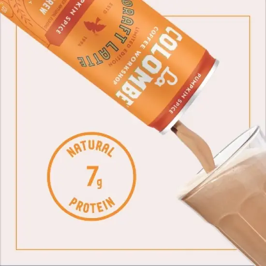 La Colombe Pumpkin Draft Latte - 11 fl oz Can image {1}