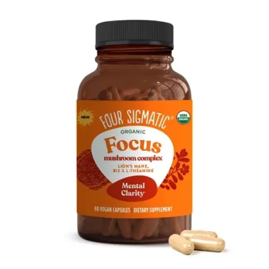 Four Sigmatic Focus Organic Mushroom Vitamin Capsules - 90ct image {8}