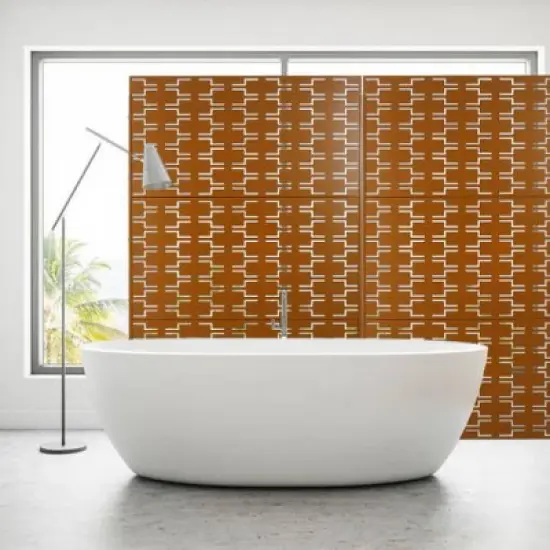 PAGED Outdoor Privacy Screen, Metal Patio Privacy Screen, Freestanding Decorative Privacy Screen for Deck Balcony Patio, Fence Privacy Screen image {4}