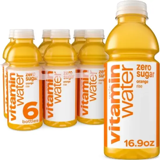 vitaminwater zero rise orange - 6pk/16.9 fl oz Bottles image {6}
