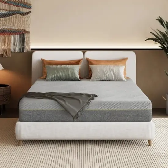 Ego 12" Medium Green Tea Adaptive Memory Foam Mattress image {10}