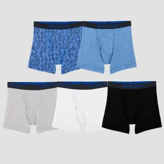 Fruit Of The Loom&reg; Boys' 5pk Breathable Cotton-Mesh Boxer Briefs - Colors May Vary image {2}