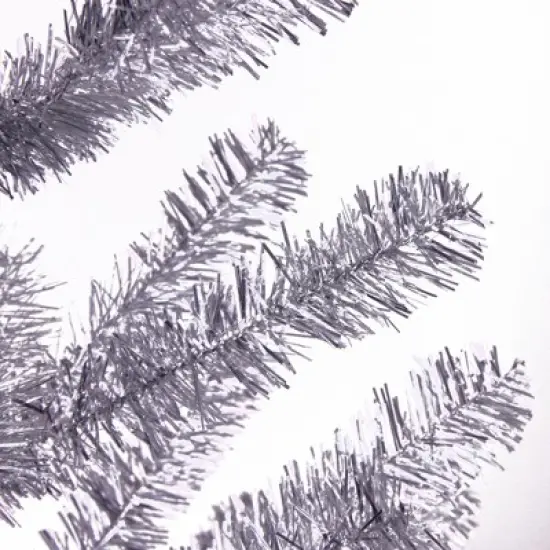Northlight 3' Medium Silver Tinsel Twig Artificial Christmas Tree - Unlit image {1}