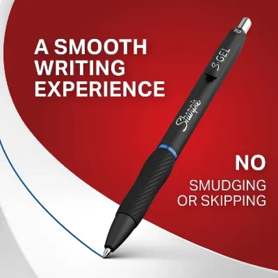 Sharpie S-Gel Retractable Gel Pen Bold Point Blue Ink 4/Pack (2096171) image {3}