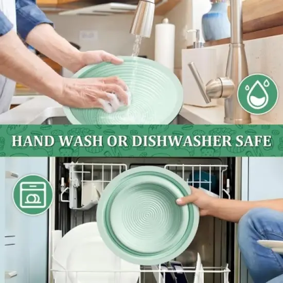 PAIHOME Bread Proofing Basket Set, Starter Kit for Sourdough Baking, Silicone Banneton Bowls for Artisan Loaves image {5}