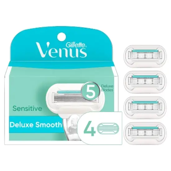 Venus Deluxe Smooth Sensitive Women's Razor Blade Refills image {9}
