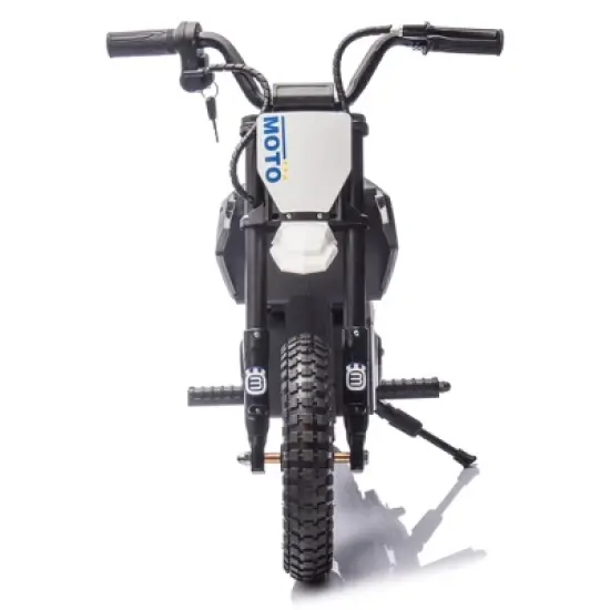 24V 200W Kids Ride On Motocross Motorcycle, Adjustable speed Electric Dirt Bike Toy with LED, Bluetooth, Music, Horn, Gift for Boys Girls image {7}