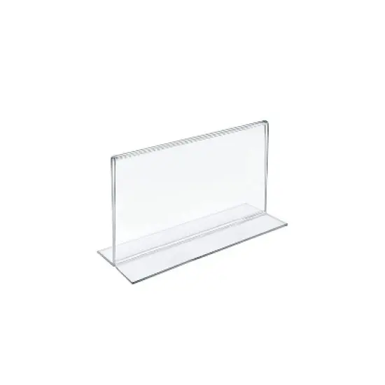 Azar Sign Holders 8.5" x 5.5" Clear Acrylic 10/Pack (152734) image {4}