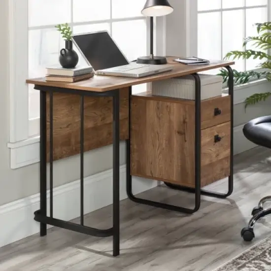 Sauder Station House Desk Etched Oak image {2}