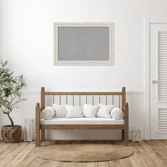 42"x30" Opera Framed Magnetic Board Off-White - Amanti Art: Wall Mount, Metal, Home & Office Use image {5}