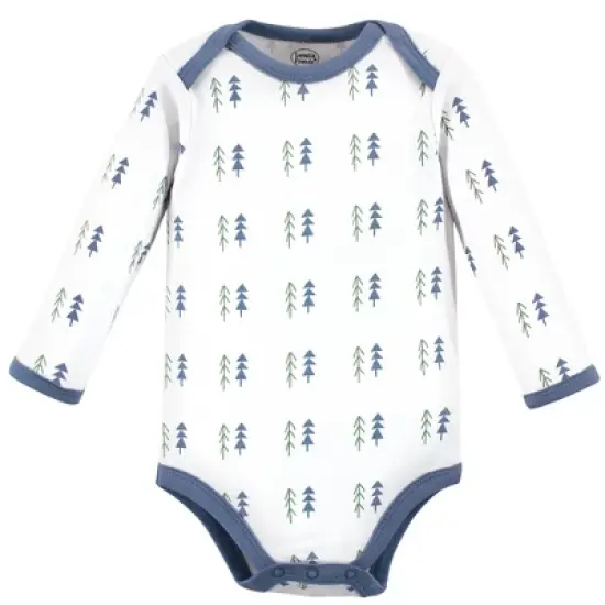Luvable Friends Baby Boy Cotton Long-Sleeve Bodysuits 5pk, Camping image {5}