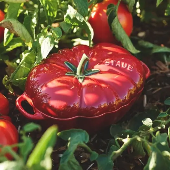 Staub Ceramic 16-oz Petite Tomato Cocotte - Cherry image {2}