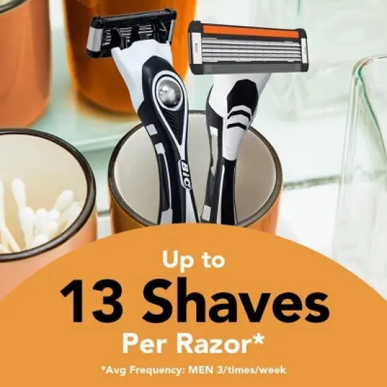 BiC Flex Refillable Razors - 1 Handle + 7 Razors image {2}