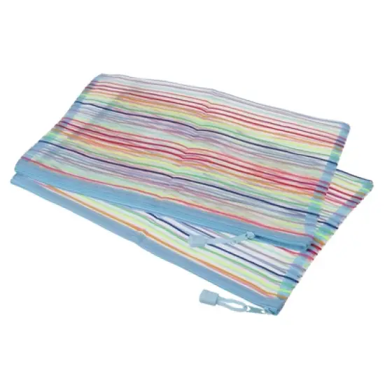 Unique Bargains Mesh Zipper Pouches Document File Bags Storage 6 Pcs image {5}