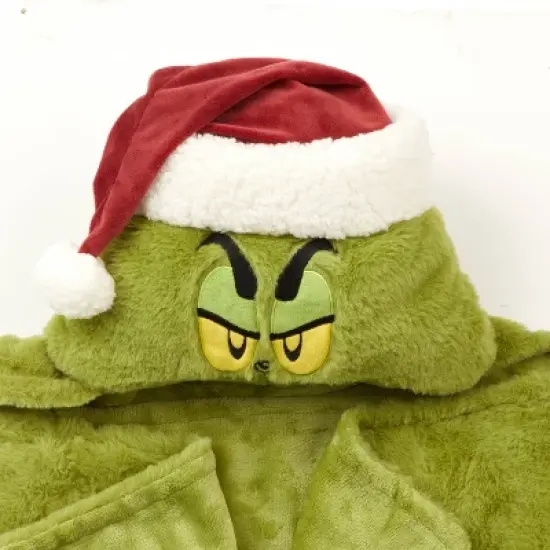 The Grinch Kids' Hooded Blanket image {1}