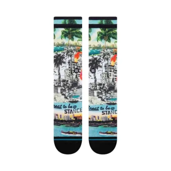 STANCE x WADE Striped Greetings Crew Socks image {2}