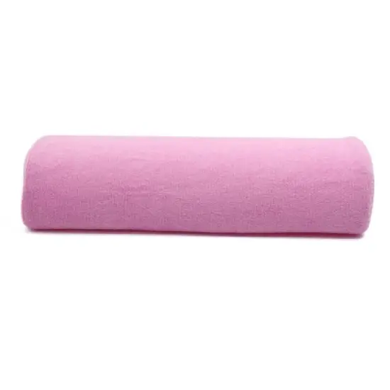 Unique Bargains Soft Sponge Cloth Professional Manicure Nail Art Hand Arm Wrist Rest Cushion Pillow Pink 1PC image {1}