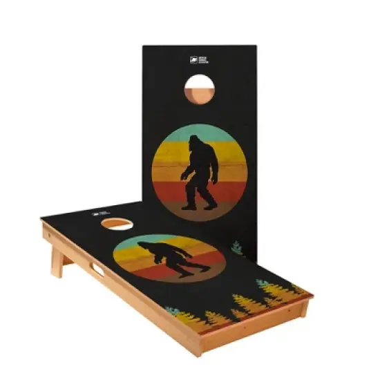 Skips Garage Retro Sasquatch Cornhole Boards - ACA Star Series image {1}