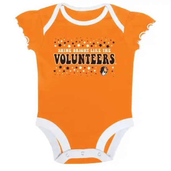 NCAA Tennessee Volunteers Infant Girls' 3pk Bodysuit image {1}