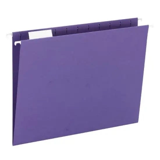 Smead Hanging File Folder with Tab, 1/5-Cut Adjustable Tab, Letter Size, 25 per Box image {15}