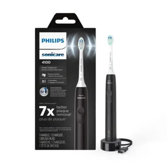 Philips Sonicare 4100 Plaque Control Rechargeable Electric Toothbrush - HX3689/24 image {17}