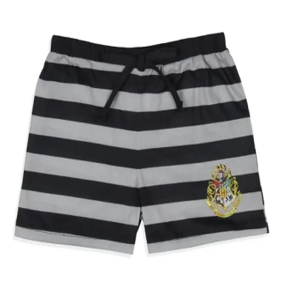 Harry Potter Girls' Wizarding World Hogwarts Crest Sleep Pajama Set Shorts Multicolored image {4}