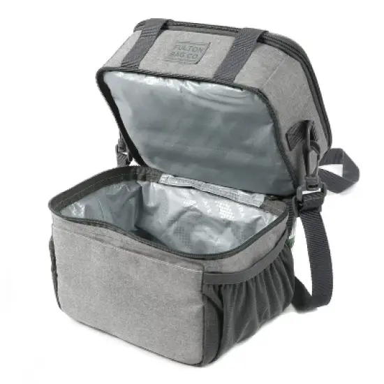 Fulton Bag Co. Jumbo Dual Compartment Lunch Box - Griffin Gray image {3}