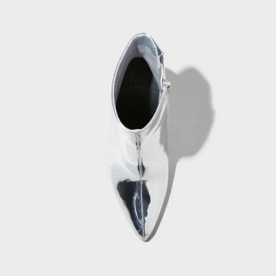 Women's Shandra Ankle Boots - A New Day&trade; Silver image {2}
