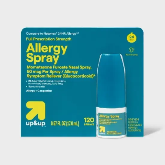 Mometasone Furoate Nasal Allergy Spray - 120 Sprays - up&up&trade; image {3}