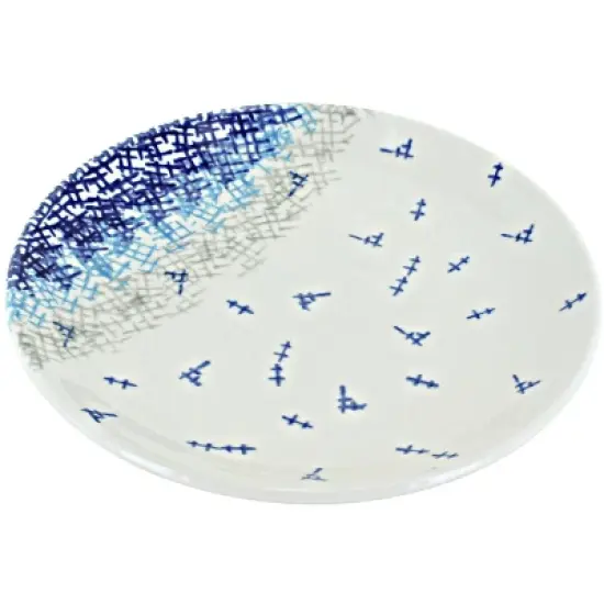 Blue Rose Polish Pottery Zaklady Dessert Plate image {13}