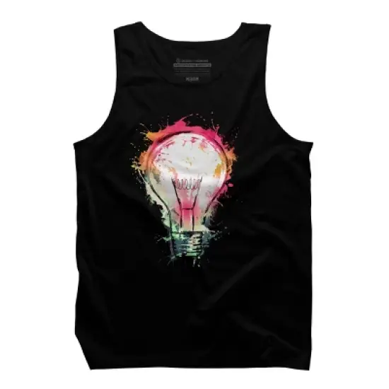 Men's Design By Humans Colorful Splash Ideas By alnavasord Tank Top image {2}
