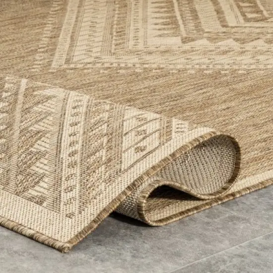 nuLOOM Landry Aztec Indoor and Outdoor Area Rug image {3}