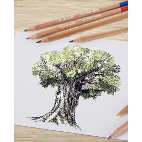 24ct Colored Pencils  Gift Pack - Colour Block image {3}