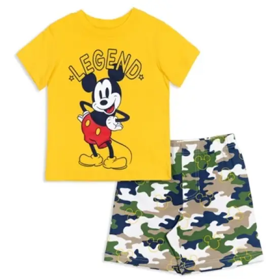 Disney Mickey Mouse Pluto T-Shirt and Shorts Outfit Set Toddler image {8}