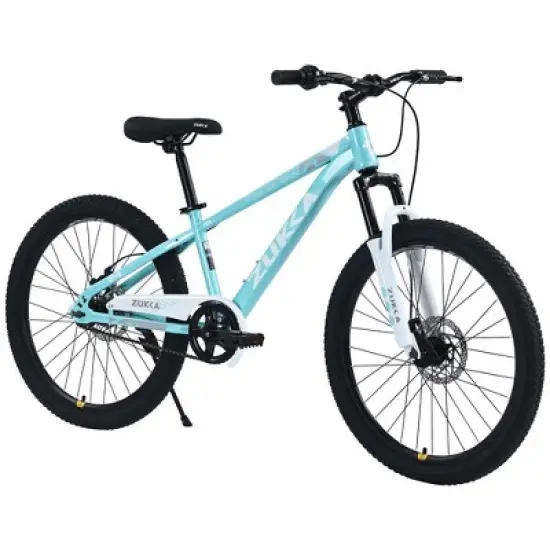 Gulches Elecony Kids Mountain Bike (9-12 Yrs/56-66"), Full Suspension, 21-Speed, Steel Frame, Dual Disc Brakes, 85% Pre-Assembled image {6}