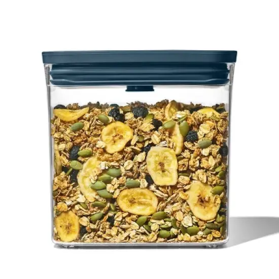 OXO Pop 3pc Everyday Airtight Food Storage Container Set Storm Blue: Kitchen Canister Set, Dishwasher-Safe image {8}