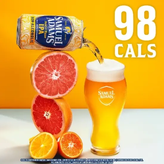 Sam Adams Just the Haze Non-Alcoholic IPA Beer - 6pk/12 fl oz Cans image {5}