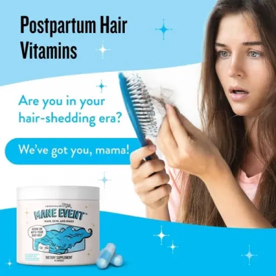 Legendairy Milk Mane Event Hair, Skin, & Nails Capsules - 60ct image {5}