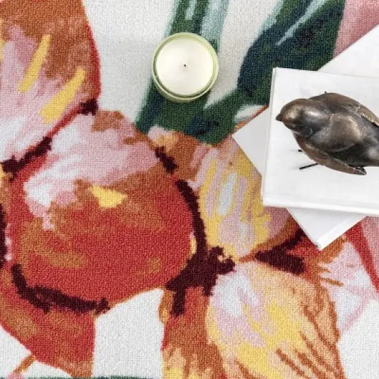 nuLOOM Contemporary Floral Stephanie Indoor/Outdoor Patio Area Rug image {5}