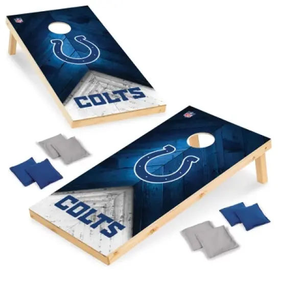 NFL Indianapolis Colts 2'x4' Wood Cornhole Set image {6}