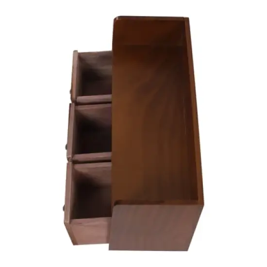 YIYIBYUS Desktop Organizing Cabinet, Supplies Organizer, Vintage Drawers for Desk image {4}