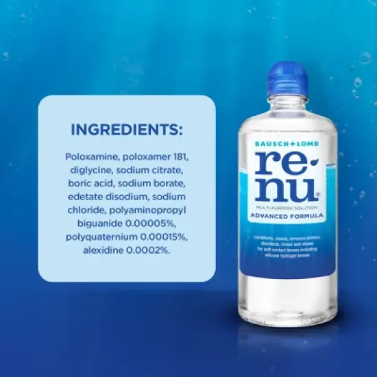 Renu Travel Size Contact Solution for Advanced Lens Care - 2 fl oz image {5}