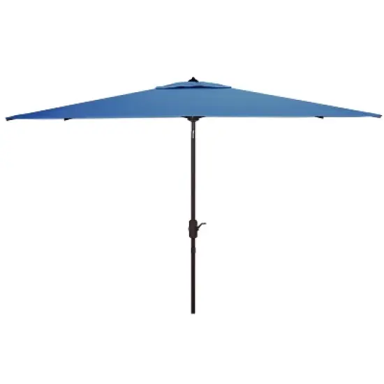 Athens 6.5 X 10 Ft Rectangle Crank Umbrella - PAT8307 - Safavieh image {4}