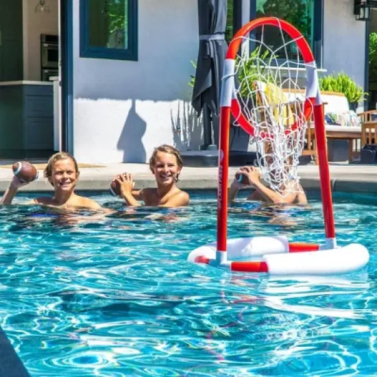 GoSports Splash Pass Floating Pool Football Game - 6pc image {2}