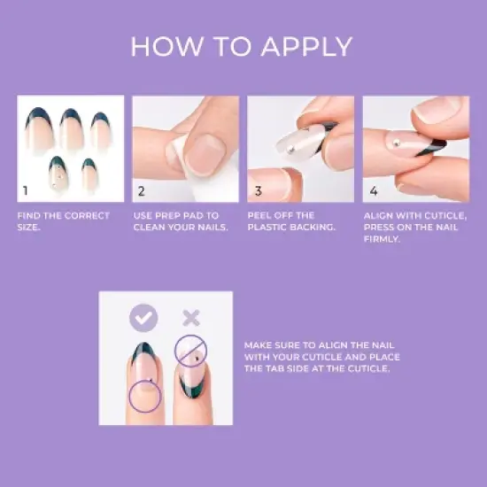 imPRESS Press-On Manicure Fake Nails - Visions image {3}