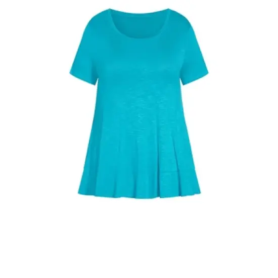 Women's Plus Size  Alisha Swing Tunic - blue | AVENUE image {2}