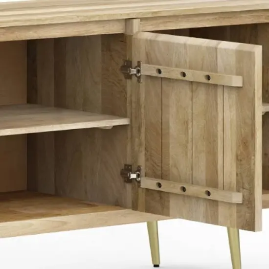 Freemont Sideboard Buffet and Wine Rack Fog Gray - WyndenHall image {4}