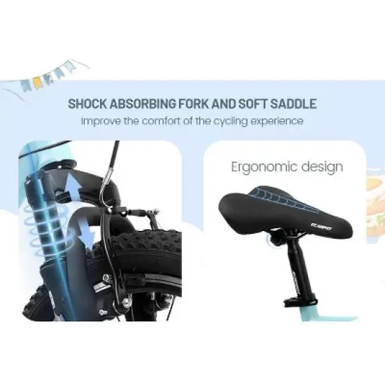 VASIP 20 Inch Kids Mountain Bike with 21-Speed Gears, Front Shock Absorber & V-Brakes - Boys & Girls Children's Bicycle for Outdoor Riding (Ages 8-12) image {5}