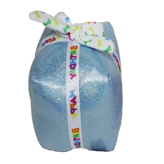 MultiPet Birthday Present Dog Toy - Blue (5.5") image {2}